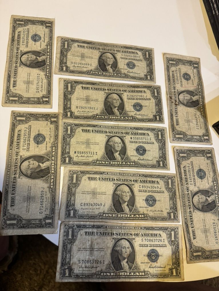 1935 Silver Certificates No Motto