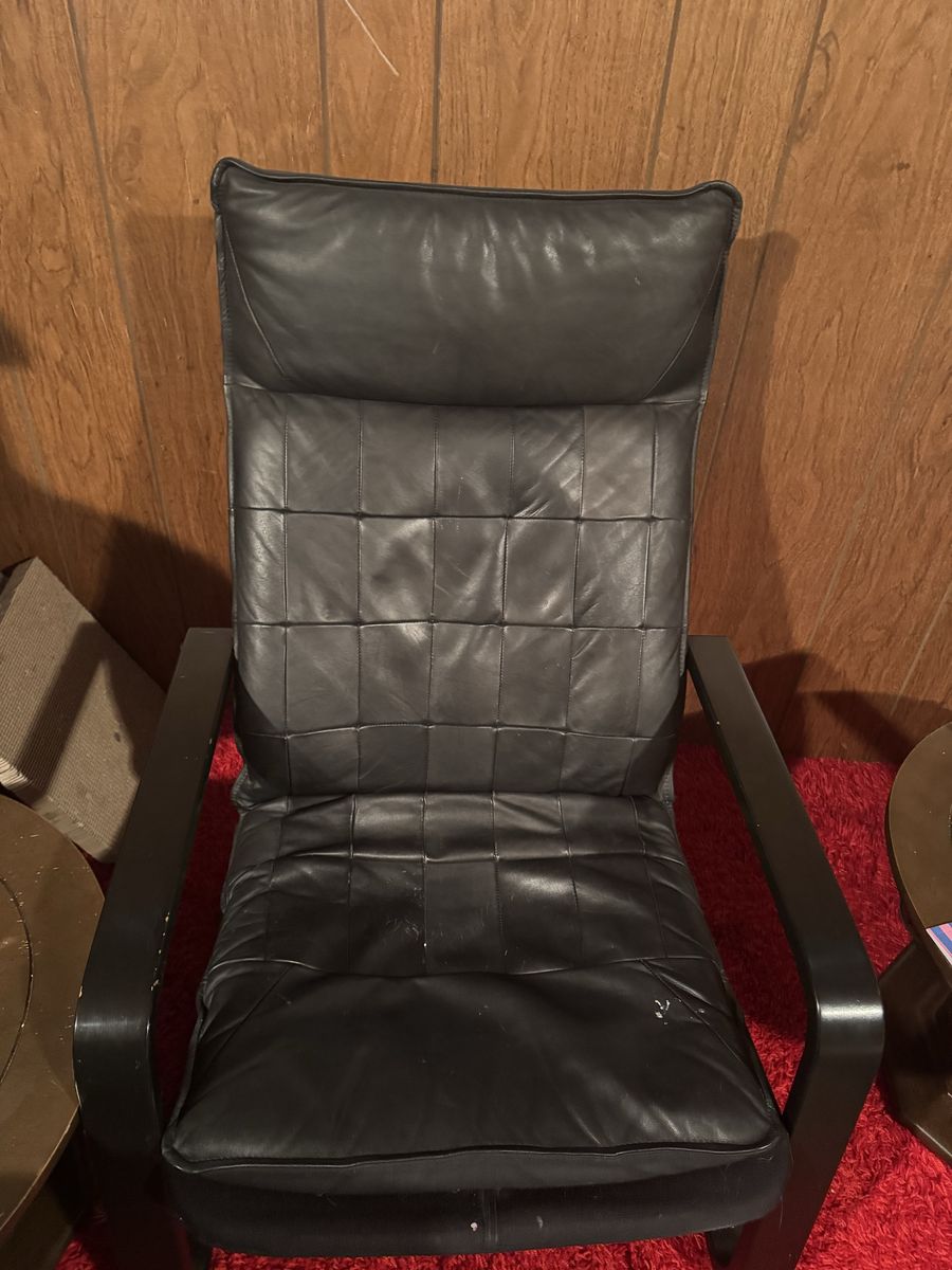 *$10* Two Black Reclining Chairs 