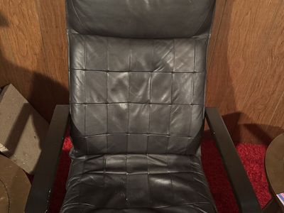*$10* Two Black Reclining Chairs