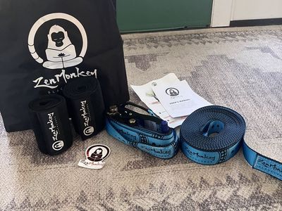 Zen Monkey Slackline - Blue no overhead trainer