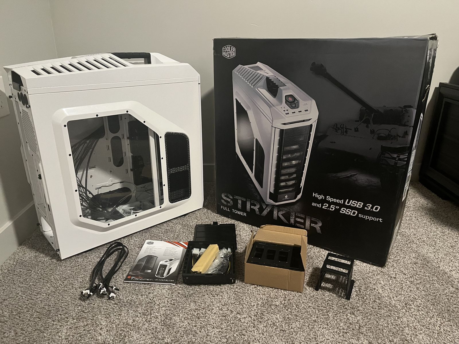 Cooler Master CM Storm Stryker Full Tower PC Case w/ Box & Accessories