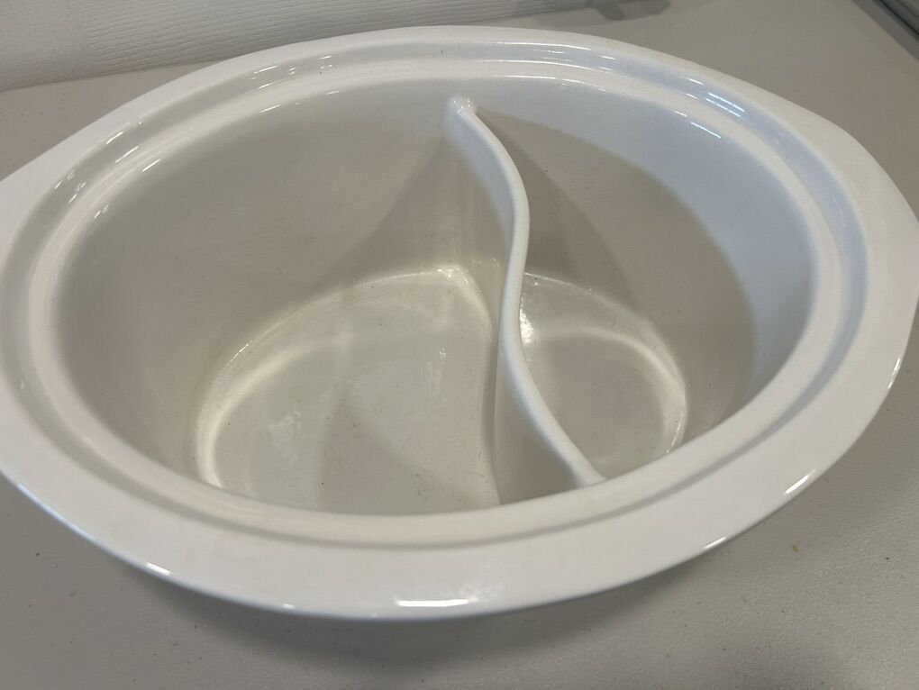 Slow Cooker White Dual Insert