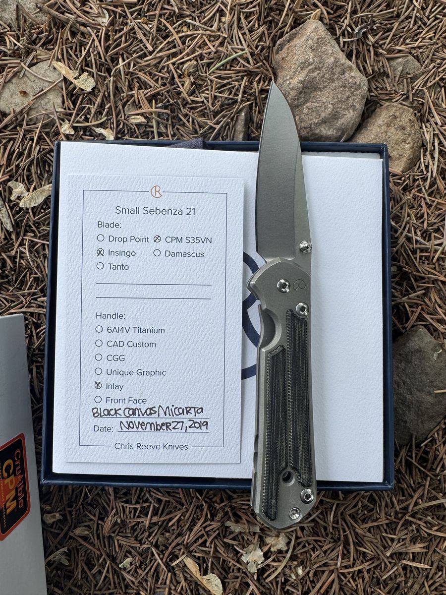 Chris Reeve Small Sebenza 21