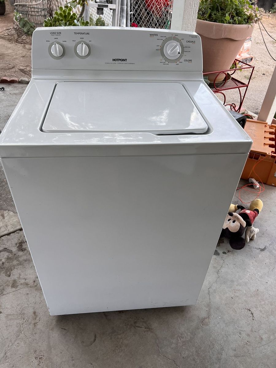 Hotpoint Top Load Washer - White, Standard Capacity, Fully Functional