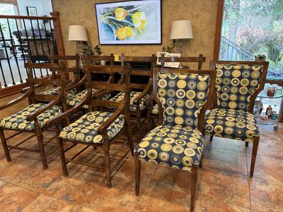 8 Solid Wood Dining Chairs