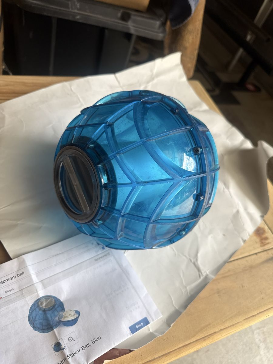 YayLabs! Play and Freeze Ice Cream Maker Ball, Blue