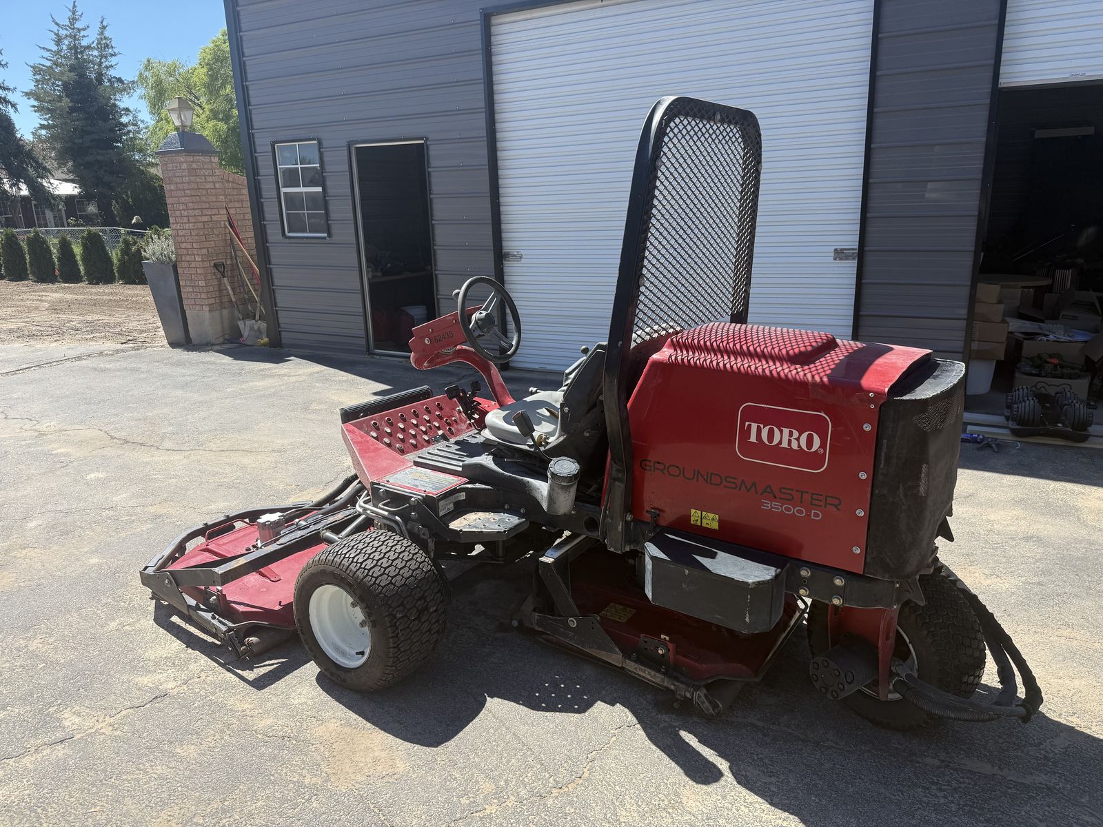 2008 Toro Groundsmaster 3500D Sidewinder Tri-Deck Side-shifting Mower