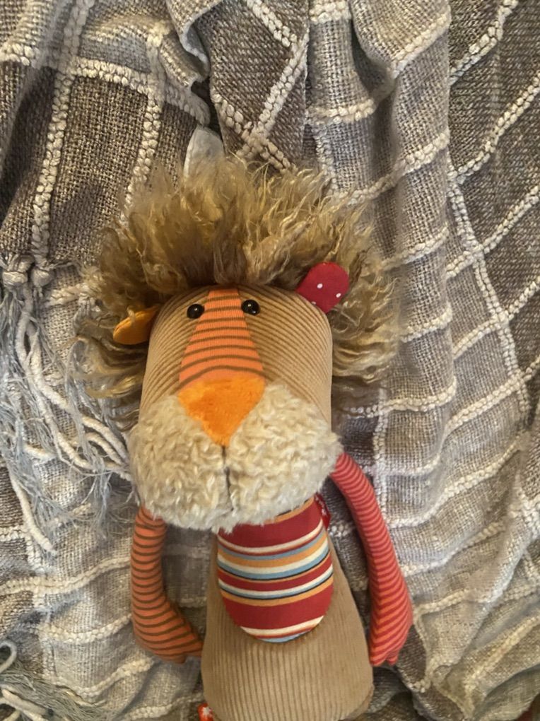 Patchwork Lion Plush Toy by Sigikid