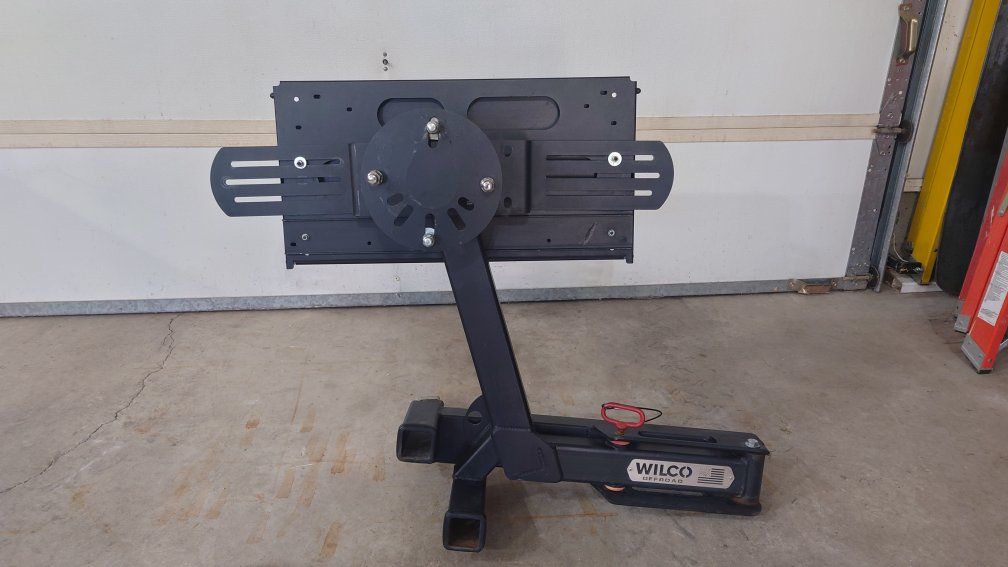 Wilco Offroad Tire Gate Hitchgate Wheel Carrier for Jeep Truck SUV with Table Attachment