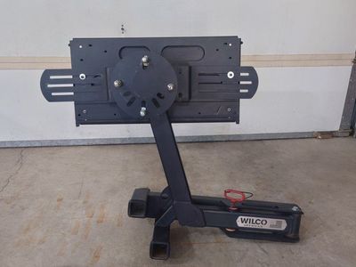 Wilco Offroad Tire Gate Hitchgate Wheel Carrier for Jeep Truck SUV with Table Attachment