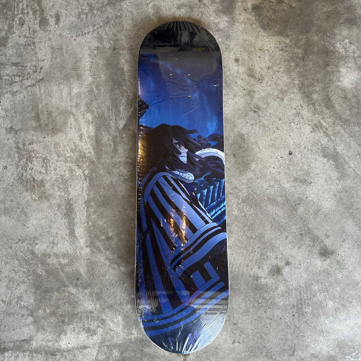 Obanai Iguro Demon Slayer skate deck. Made
