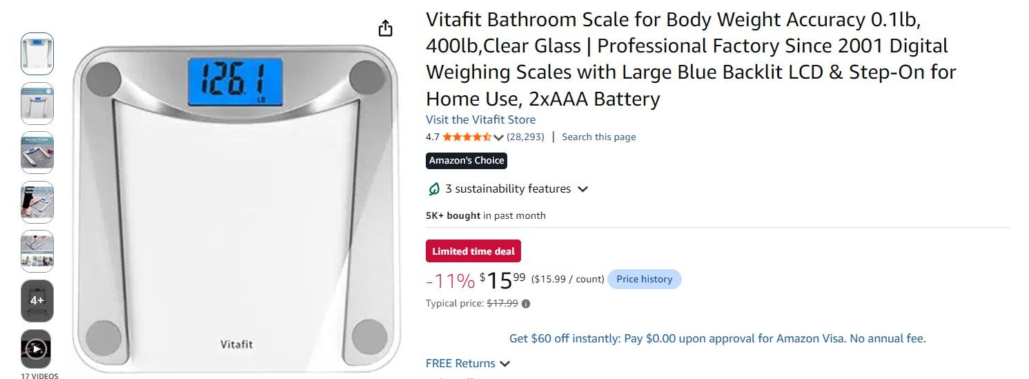 Weight scale / Conair hair straightener / LED desk lamp with 7 brightness ($5 each)