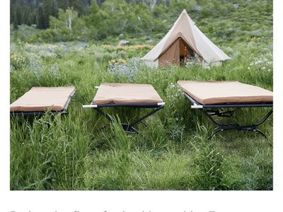 Teton Camping Cot & Rustic Ridge Cot With Pads