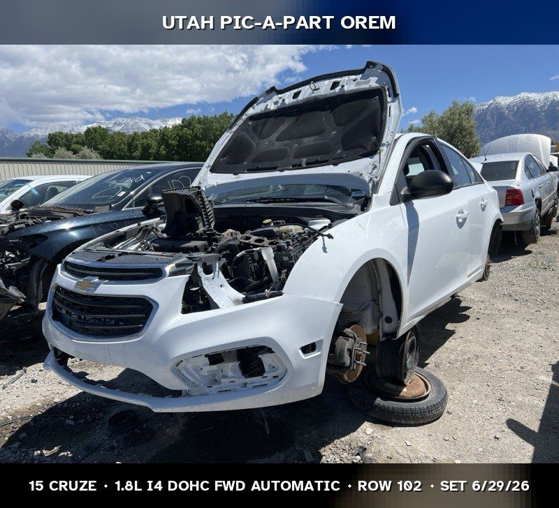 2015 Chevrolet Cruze Parts - UTPAP Orem
