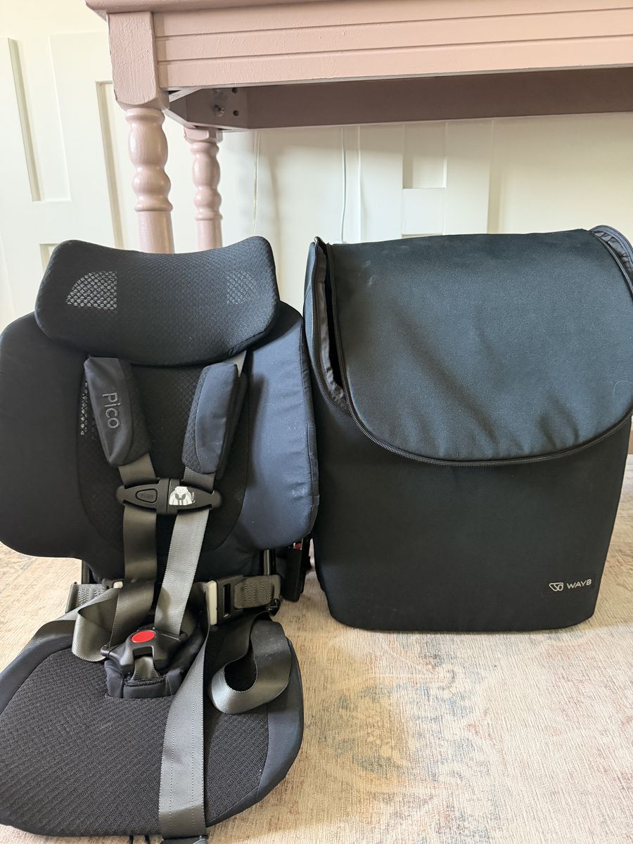 WAYB Pico Portable Car Seat Lightweight Travel Child Safety Seat with Carrier Bag