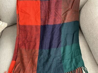 Red And Green And Blue Scarf