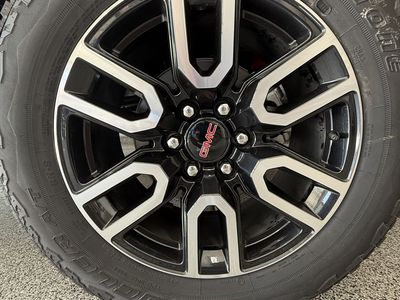 New 20 inch GMC AT4 wheels and tires