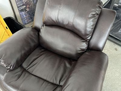 Leather / Vinyl chair and couch.