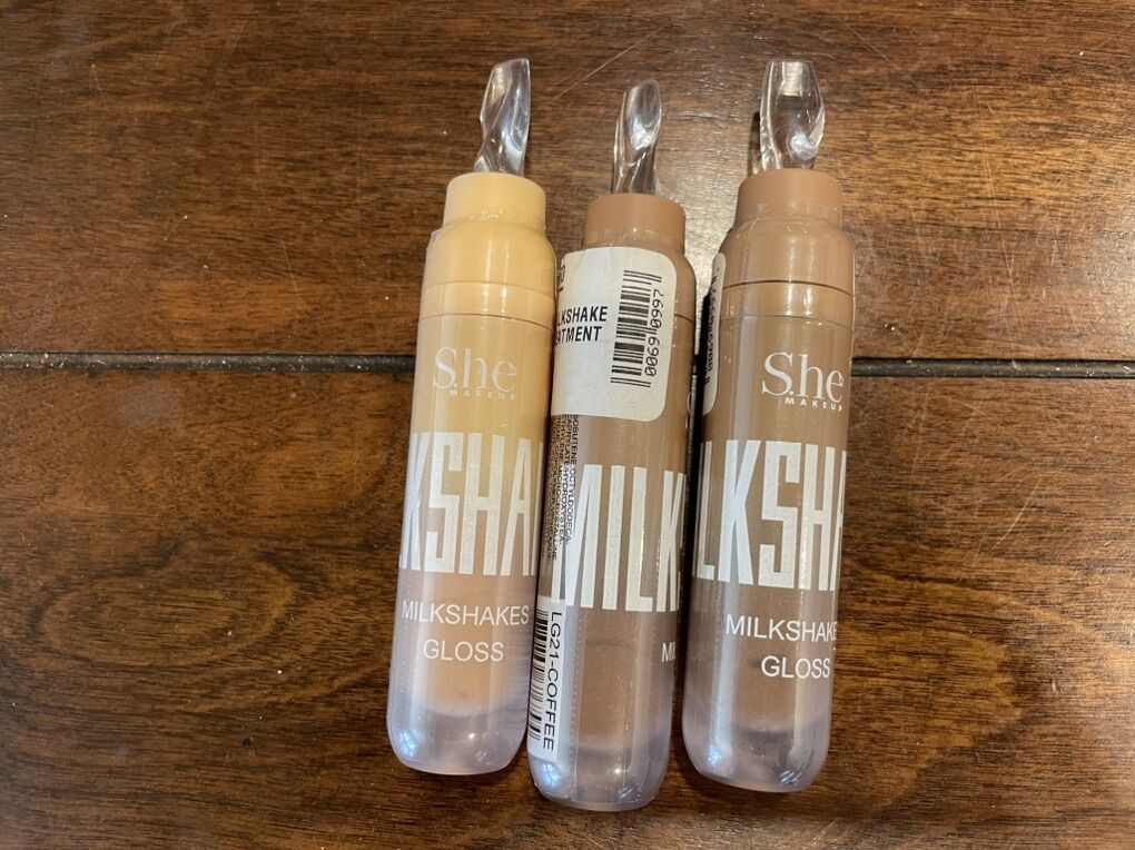 Lot Of 3 New She Makeup Milkshakes Lipglosses