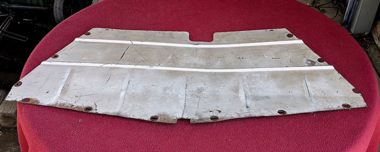 1942 1946 1947 1948 dodge LOWER RADIATOR SHIELD / AIR DEFLECTOR PAN