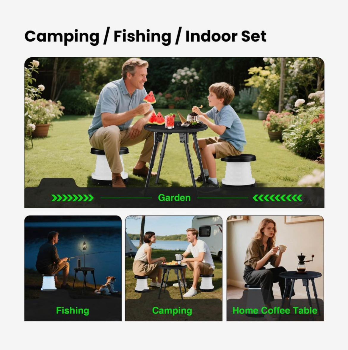 Camping table set