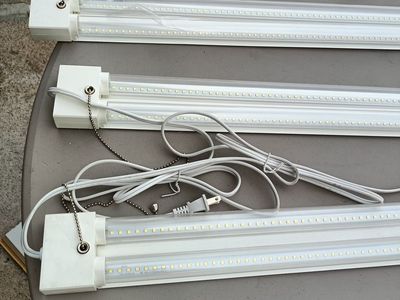 3 new LED lights for shop or home. New and very bright.