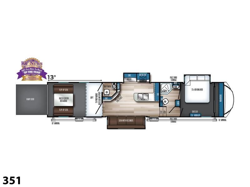 2022 351 g2 Rogue vengeance 5th Wheel