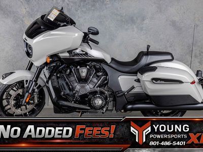 2026 Indian Motorcycle® Chieftain® PowerPlus Dark Horse® 112 w/PowerBand Chalk with Black Metallic