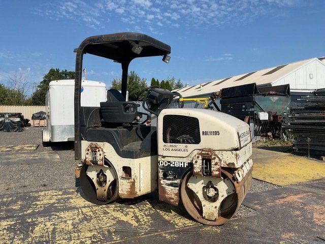  2000 Ingersoll-Rand DD-28HF Double Drum Roller Smooth Asphalt Compactor -4820