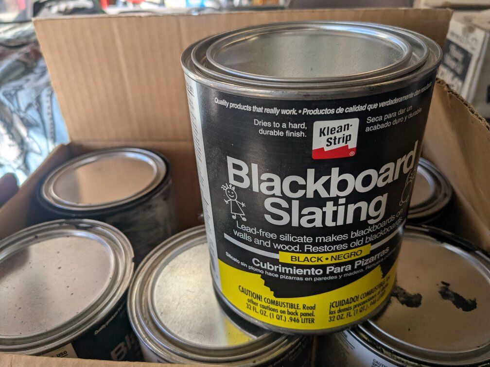 Real Chalkboard Coating paint slating blackboard