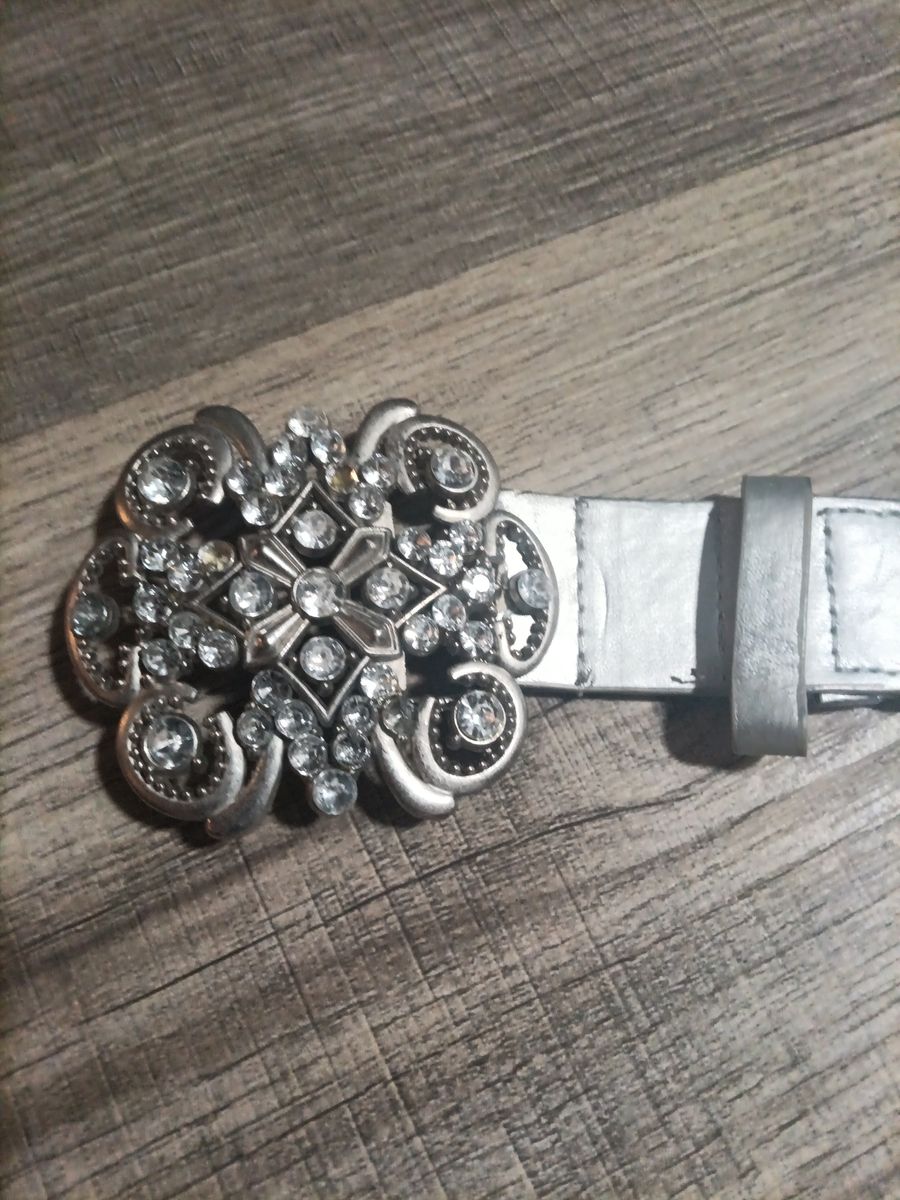 Rope belt with bling plus size