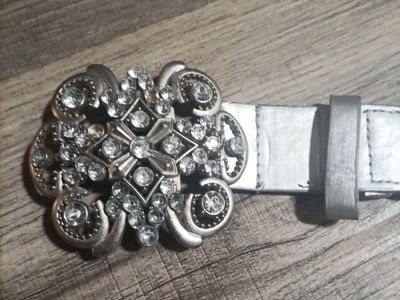 Rope belt with bling plus size