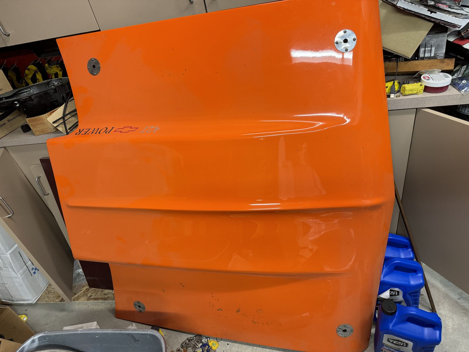 1966 1967 nova fiberglass cowl induction hood
