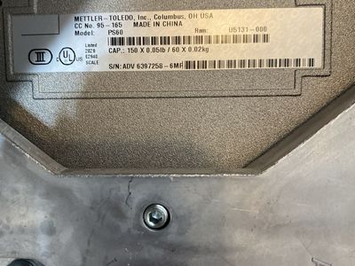 Mettler-Toledo PS60 150lb/60kg Digital Shipping Scale