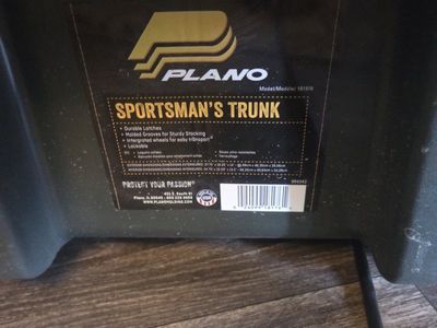 Plano Sportsman's Trunk 108 Quart Green Storage Box w/ Wheels & Durable Latches