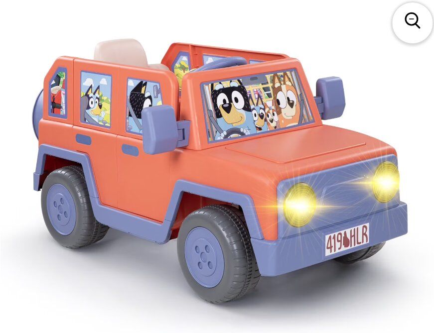 New In Box 12V Bluey Ride On Car