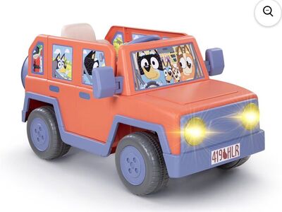 New In Box 12V Bluey Ride On Car