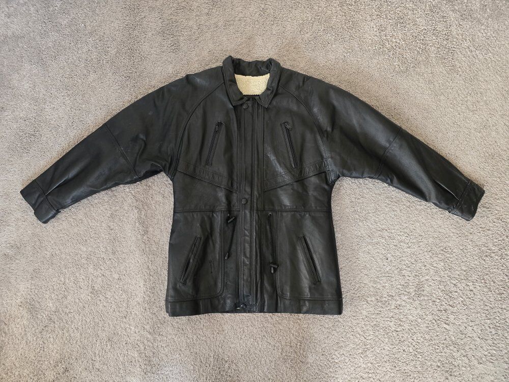 Mens Leather Jacket.