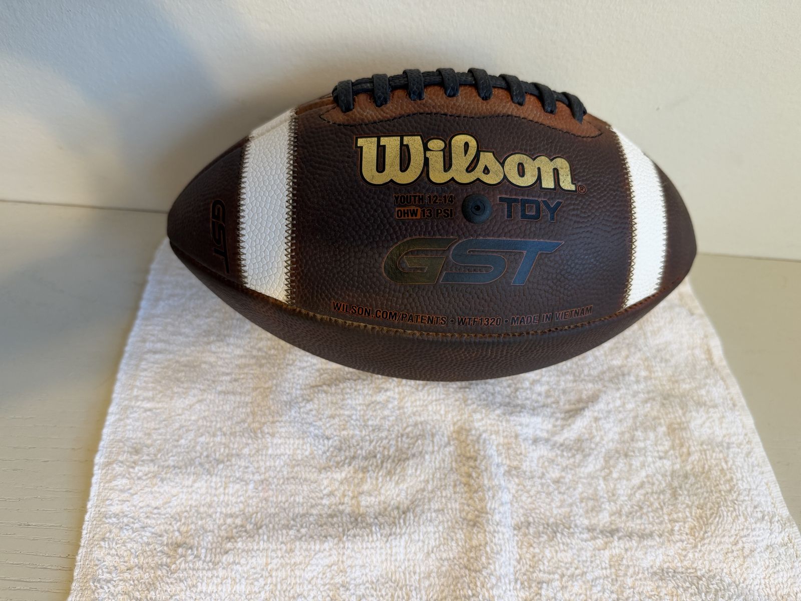 Wilson GST Youth Football Prepped