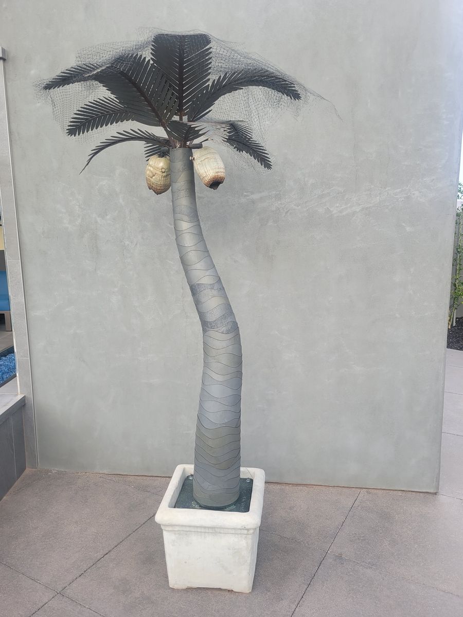 Metal Palm Tree