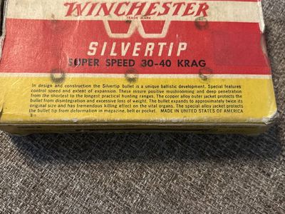 New Box Of Winchester Super Speed 30-40 Krag
