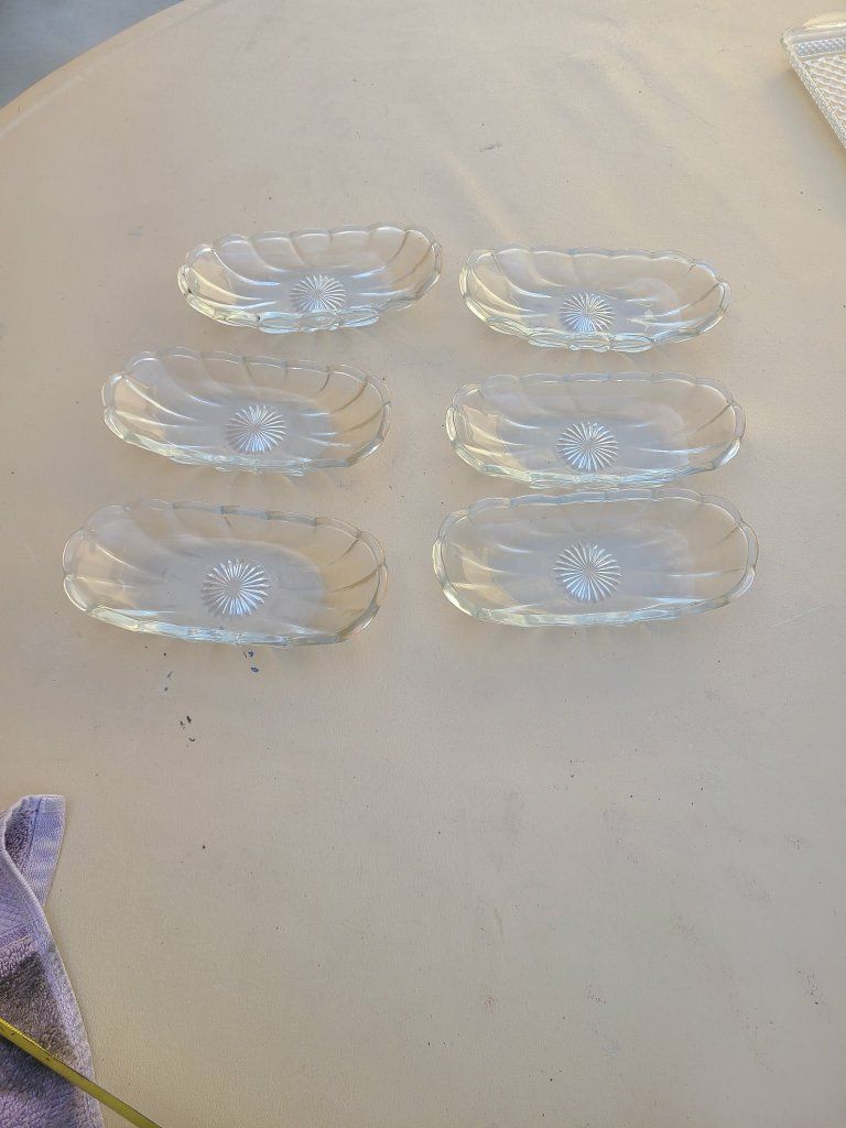 Anchor Hocking Vintage Restaurant Banana Clear Spl