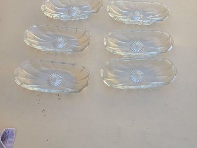 Anchor Hocking Vintage Restaurant Banana Clear Spl