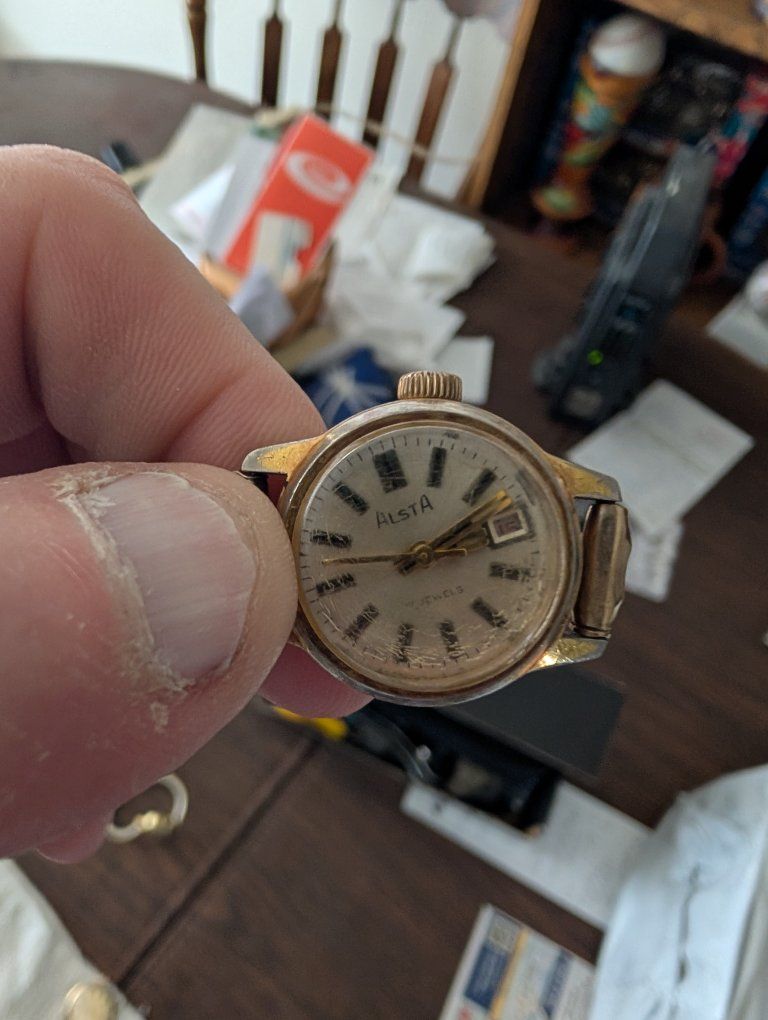 Vintage Alsta Ladies self winding watch 17 jewels