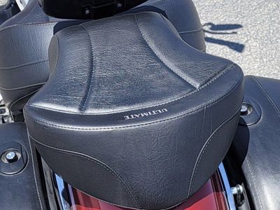 Ultimate Seats Motorcycle Passenger Seat Black Leather