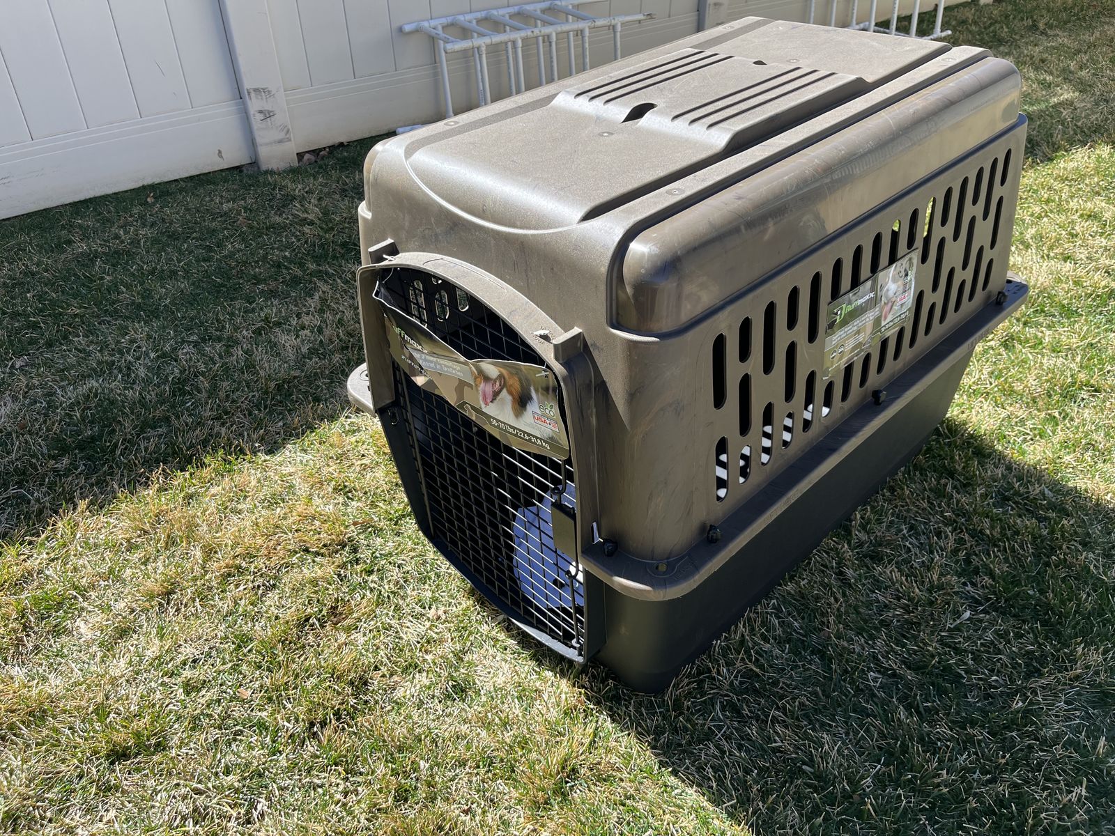 New LG Ruffmax Travel  Dog Crate