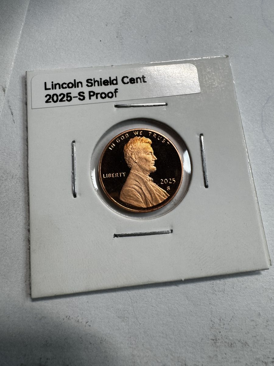 2025-S Proof DCAM Lincoln Shield Cent