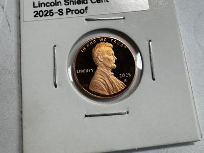 2025-S Proof DCAM Lincoln Shield Cent