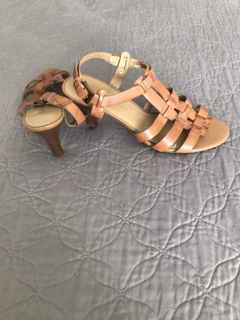 Franco Sarto Leather Sandal Size 9