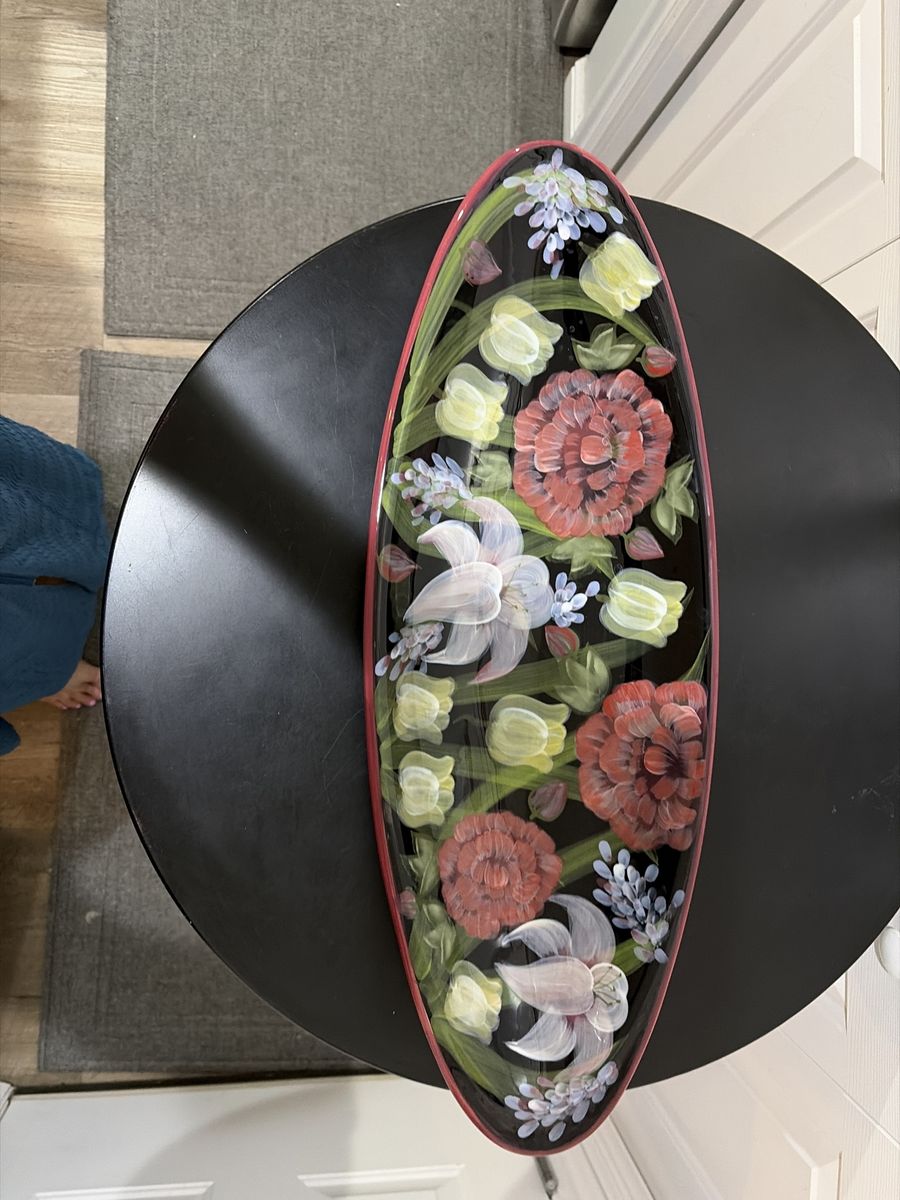 Beautiful Italian Style Long Shallow Bowl